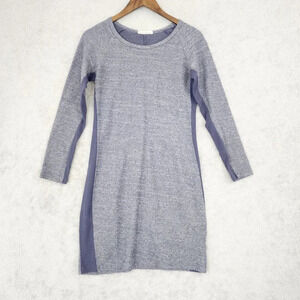 Marine Layer Womens Long Sleeve Tweed Knit  Shift Dress Size L  30GT